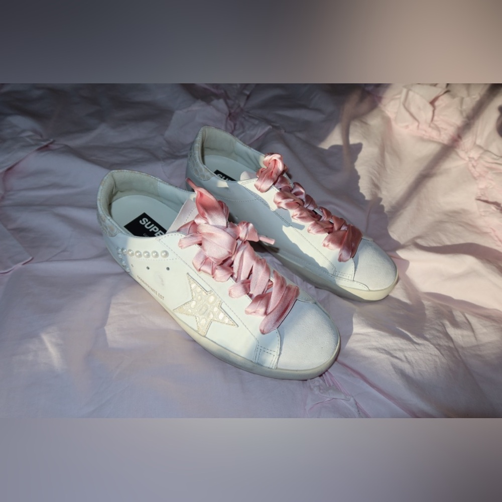 LIMITED EDITION GGDB Super Star low top white butter